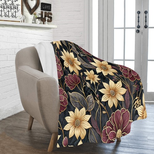 Fabulous Florals 20 Ultra-Soft Micro Fleece Blanket 50"x60"