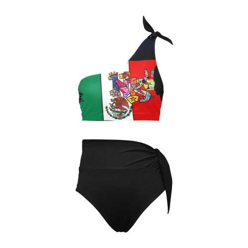 Mexico NB by Nico Bielow High Waisted One Shoulder Bikini Set (Model S16)