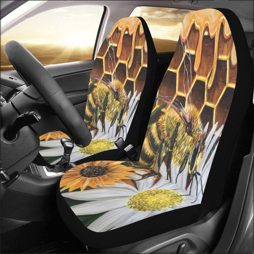 Busy Bee Car Seat Covers (Set of 2)