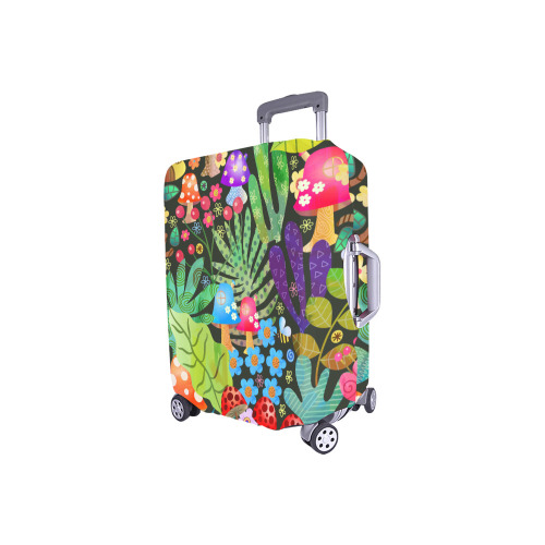 Enchanted Forest Fairytale Garden Rustic Scene Luggage Cover/Small 18"-21"