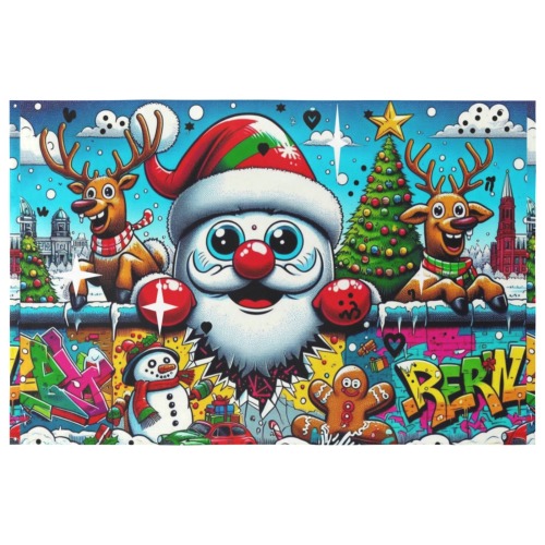 Santa by Nico Bielow Custom Flag 8x5 Ft (96"x60") (One Side)