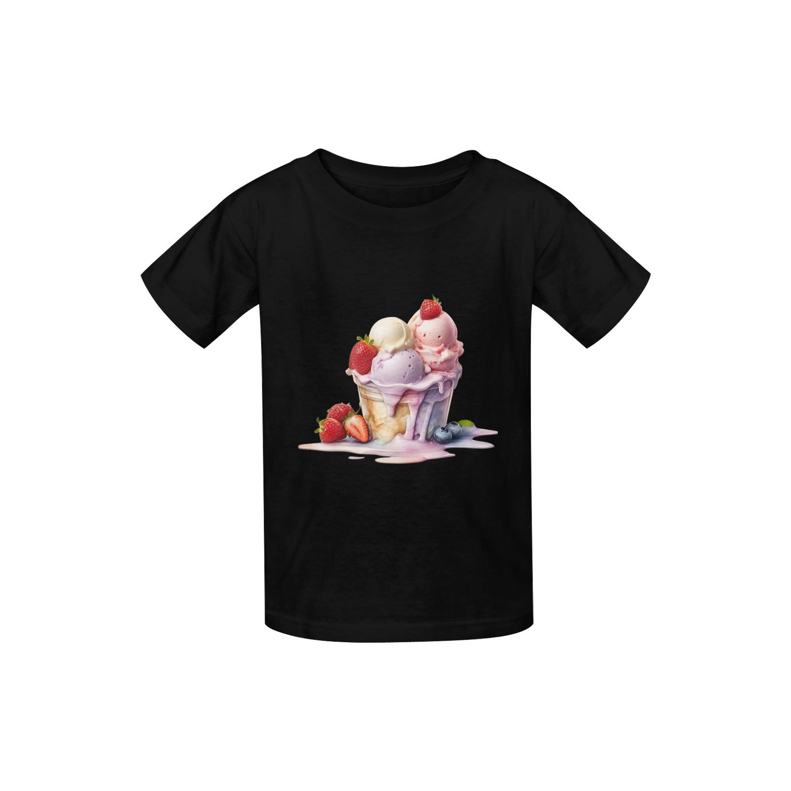 Delicious looking ice cream Kid's  Classic T-shirt (Model T22)