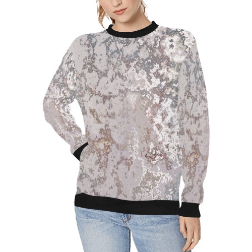 Sweatshirt #24 Women's Rib Cuff Crew Neck Sweatshirt (Model H34)