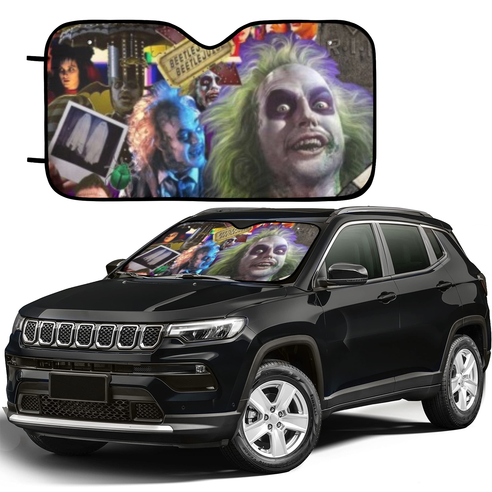 Beetlejuice Car shade Car Sun Shade 51.6" x 27.6"