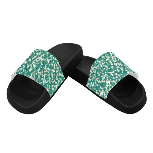 Wednesday Green(9 Women's Slide Sandals (Model 057)