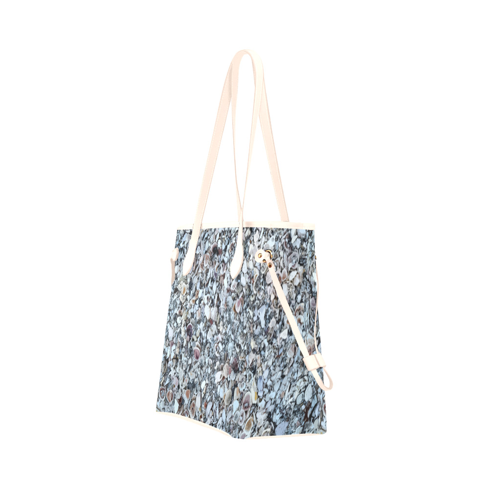 Shells On The Beach 7294 Clover Canvas Tote Bag (Model 1661)