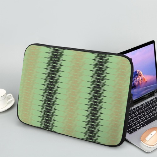 boho striped black beige