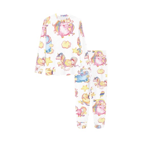 Funny Colorful Unicorns Kids' All Over Print Pajama Set