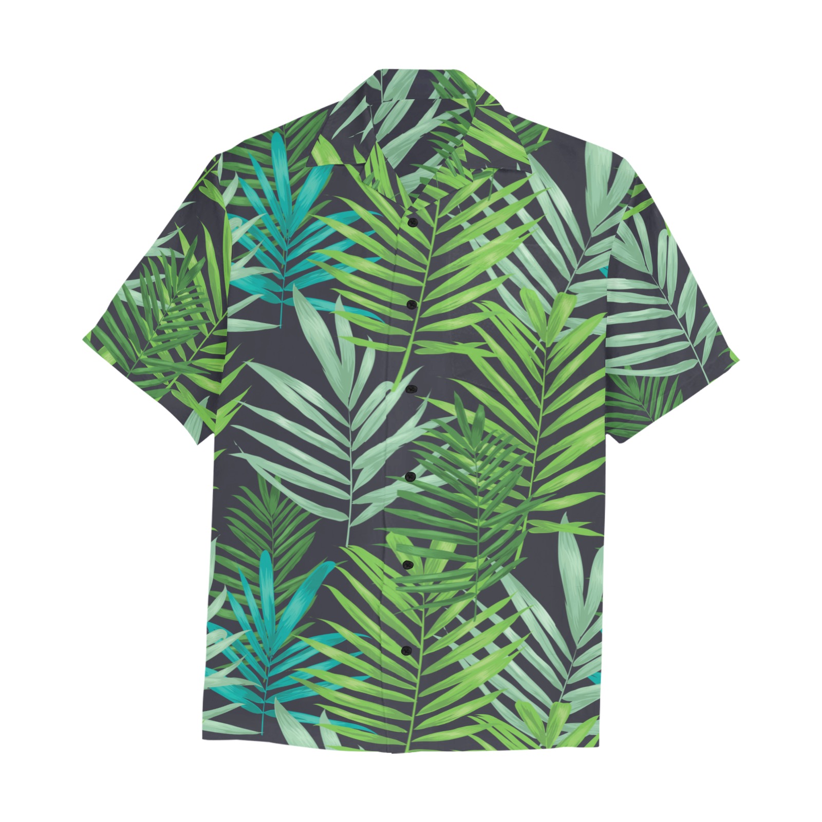 SONGKRAN Hawaiian Flower Print Hawaiian Shirt with Chest Pocket&Merged Design (T58)