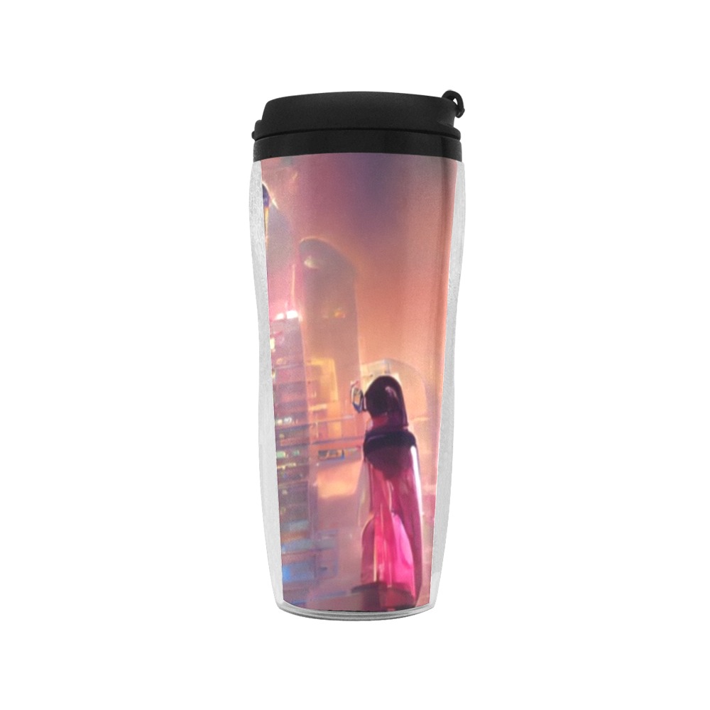 the_future_of_us_TradingCard Reusable Coffee Cup (11.8oz)