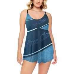 I Have Class Chest Pleat Swim Dress (Model S31)