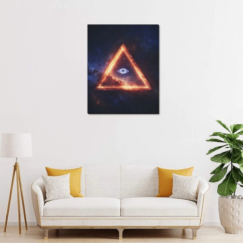 Triangular Vision Upgraded Canvas Print 16"x20"