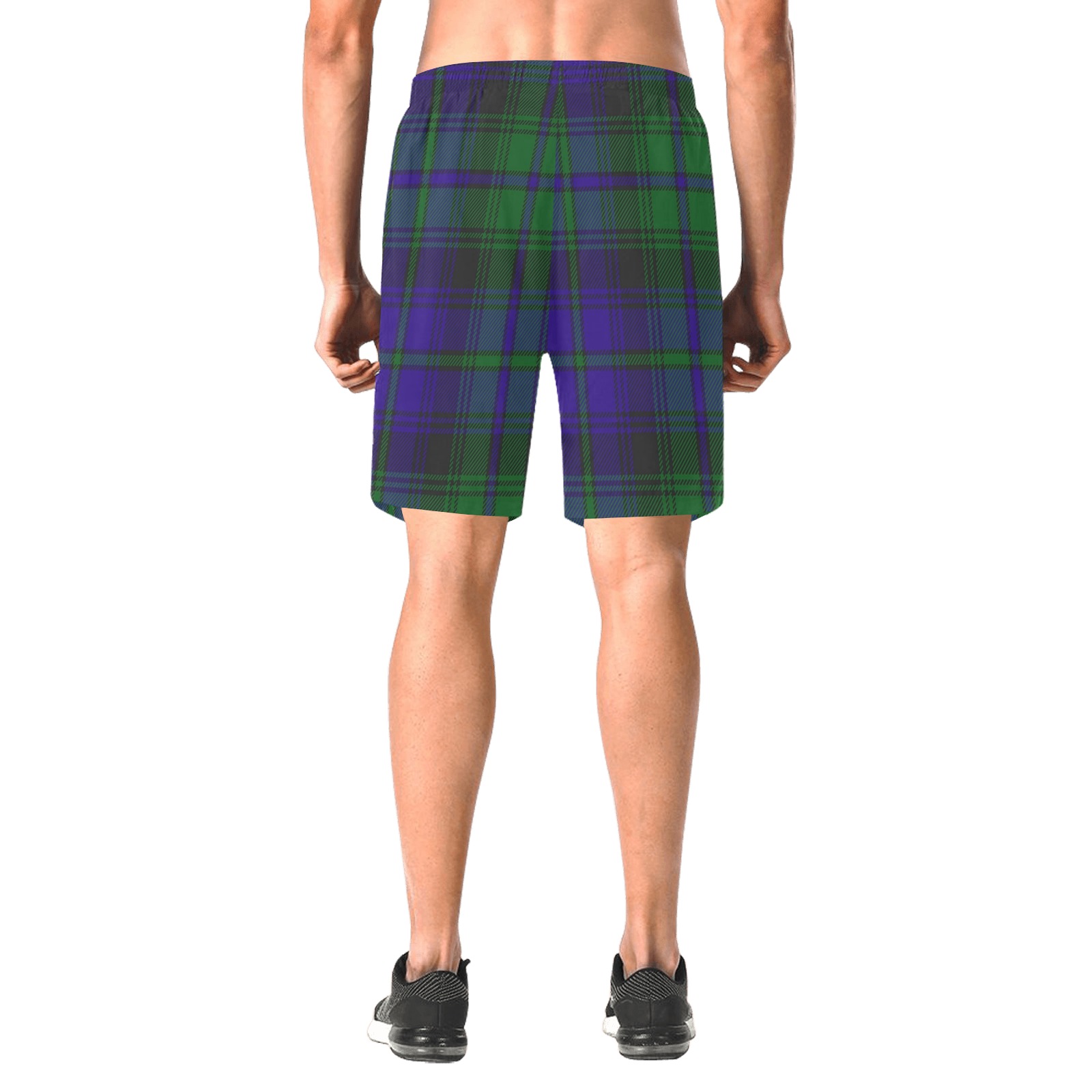 5TH. ROYAL SCOTS OF CANADA TARTAN Men's All Over Print Elastic Beach Shorts (Model L20)