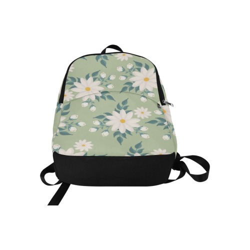 Flowers Fabric Backpack for Adult (Model 1659)