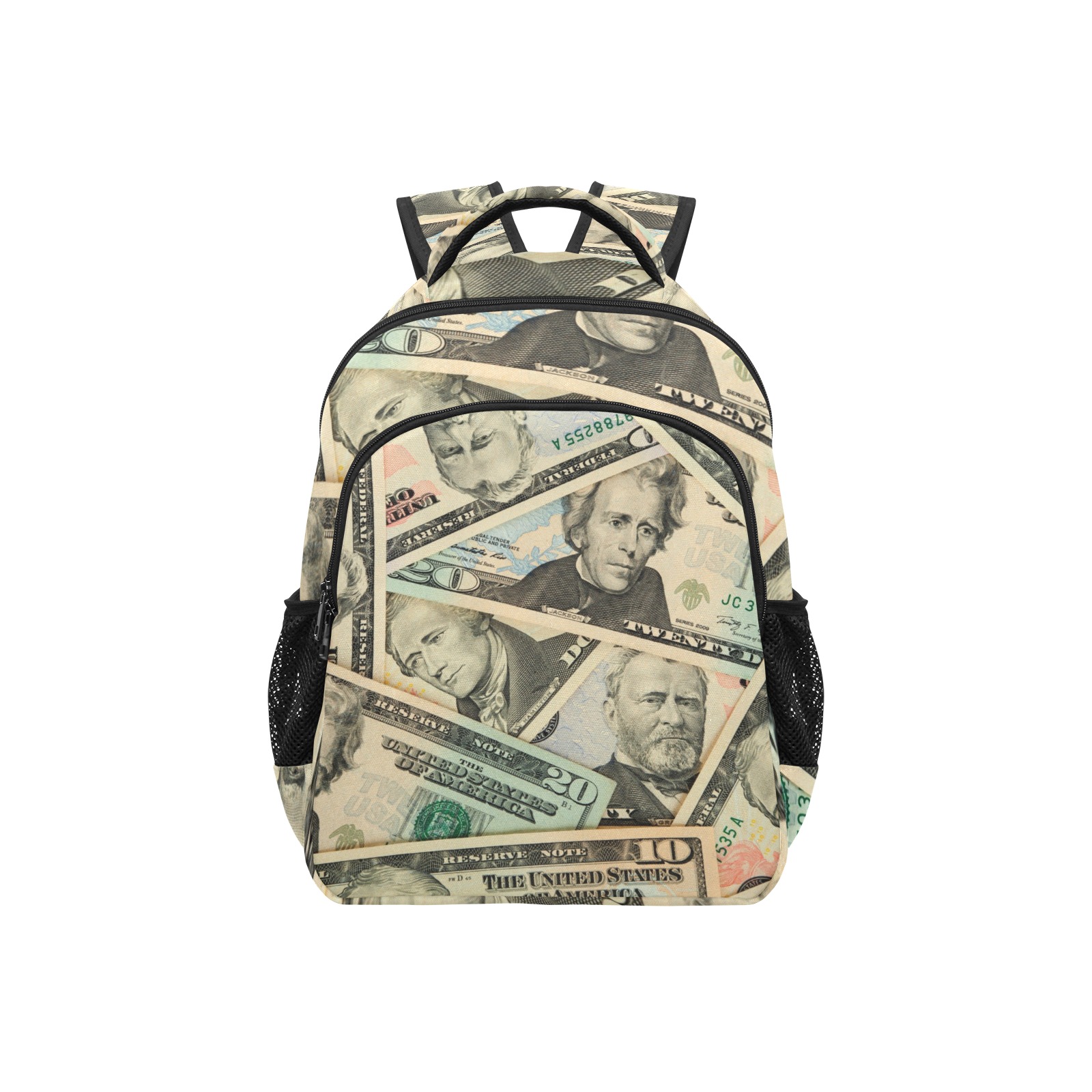 US PAPER CURRENCY Multifunctional Backpack (Model 1731)