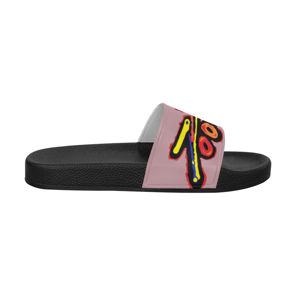 ZL.LOGO.vio Women's Slide Sandals (Model 057)