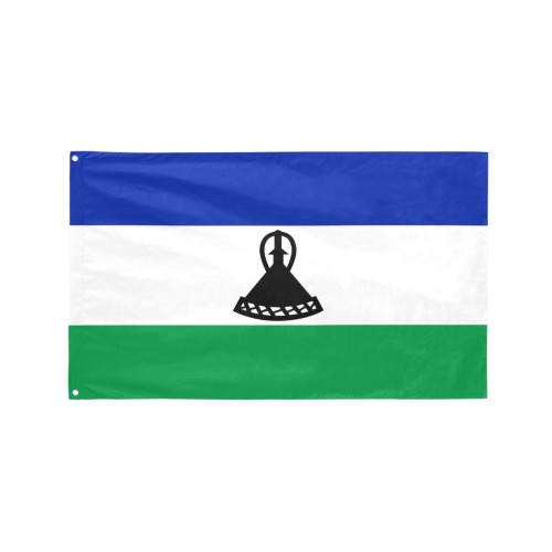 Lesotho Flag Current Garden Flag 59"x35"