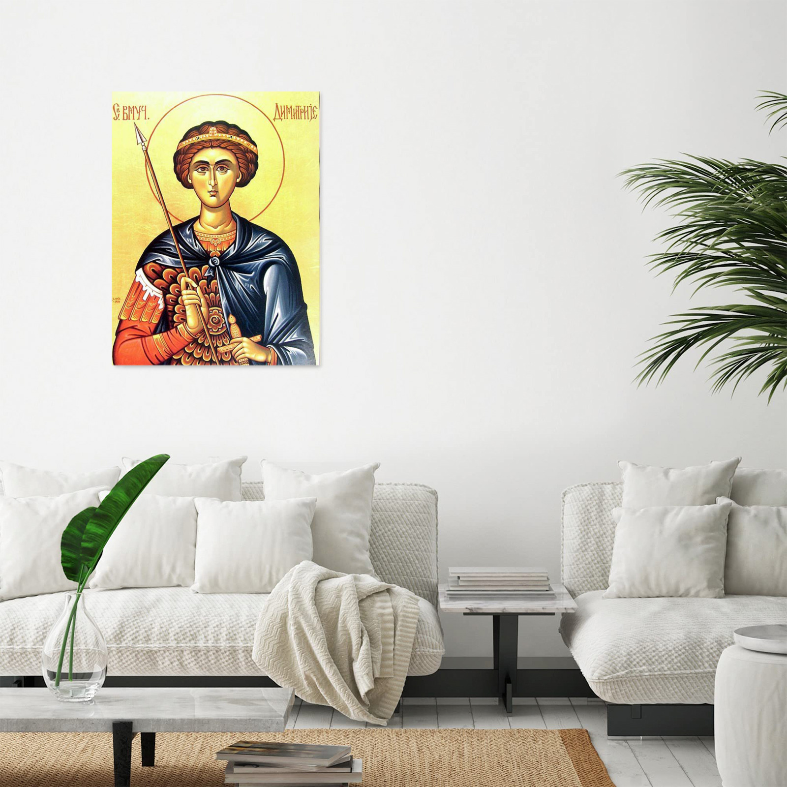 Saint Dimitrije (Sveti Dimitrije) Wood Print 12"x16"