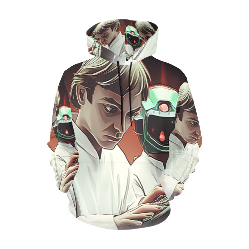 Cosmic Collaboration All Over Print Hoodie for Men (USA Size) (Model H13)