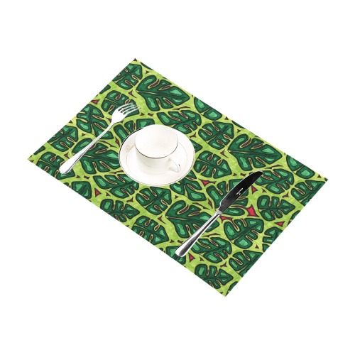 monstera leaves Placemat 12’’ x 18’’ (Set of 4)