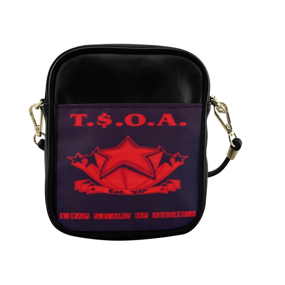 TSOA RED Messenger bag Sling Bag (Model 1627)
