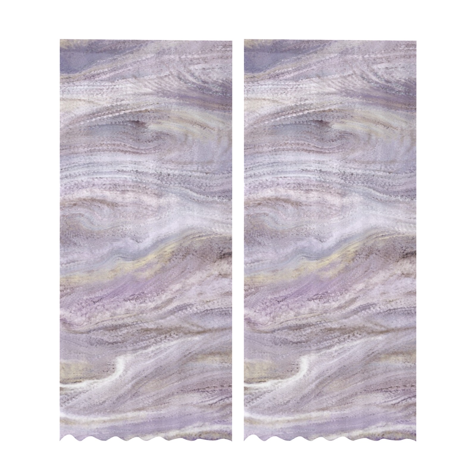 Mona 2-18 Gauze Curtain 28"x95" (Two-Piece)