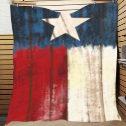 Texas Flag Quilt Quilt 70"x80"