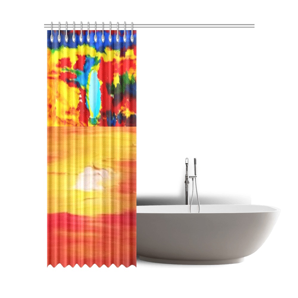 sunset beauty Shower Curtain 72"x84"