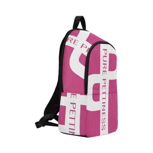 Pure Pettiness pink backpack Fabric Backpack for Adult (Model 1659)