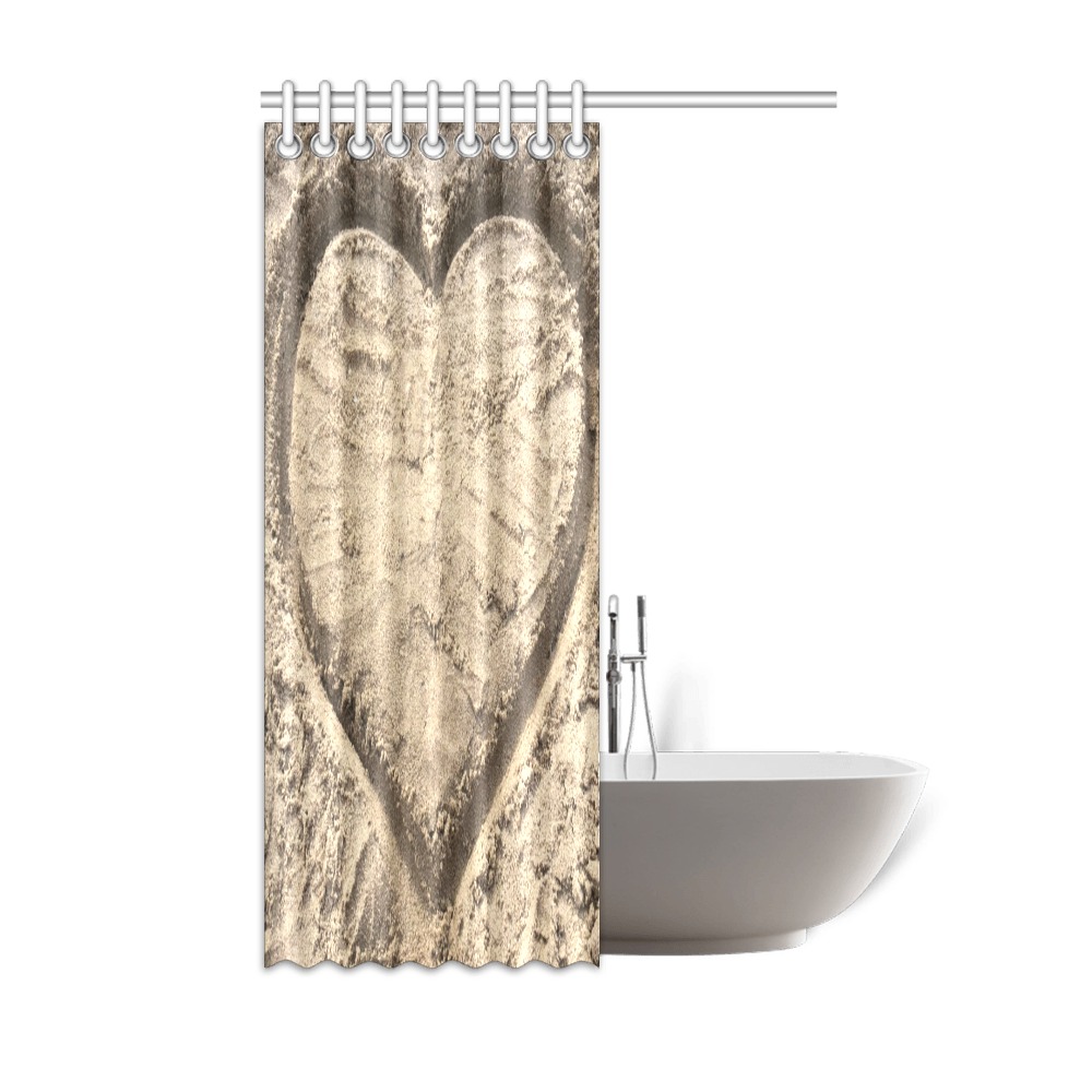 Love in the Sand Collection Shower Curtain 48"x72"