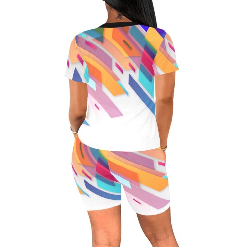 abstract shapes Collectable Fly Women's Short Yoga Set