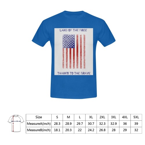 FREE Men's T-Shirt in USA Size (Front Printing Only)