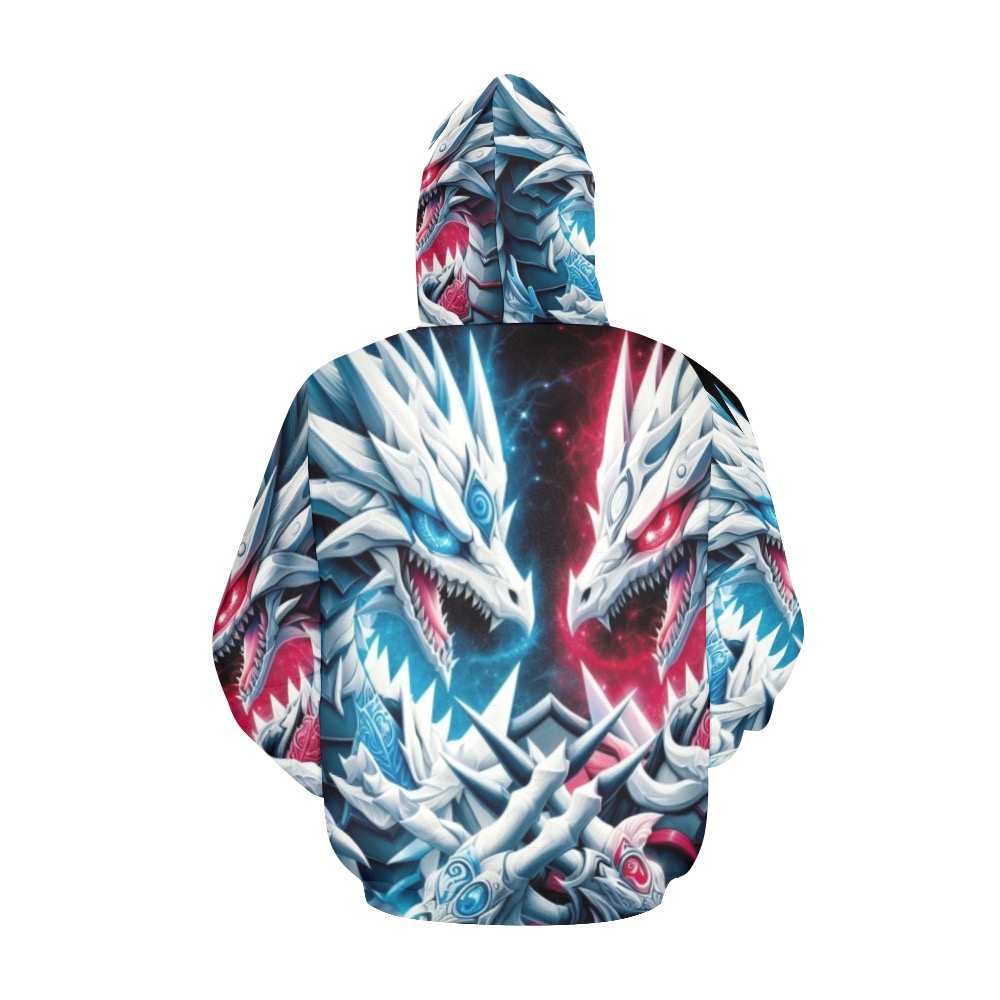 Dragon War All Over Print Hoodie for Men (USA Size) (Model H13)