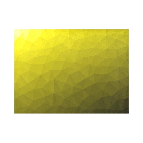 Yellow gradient geometric mesh pattern Placemat 14’’ x 19’’ (Set of 6)