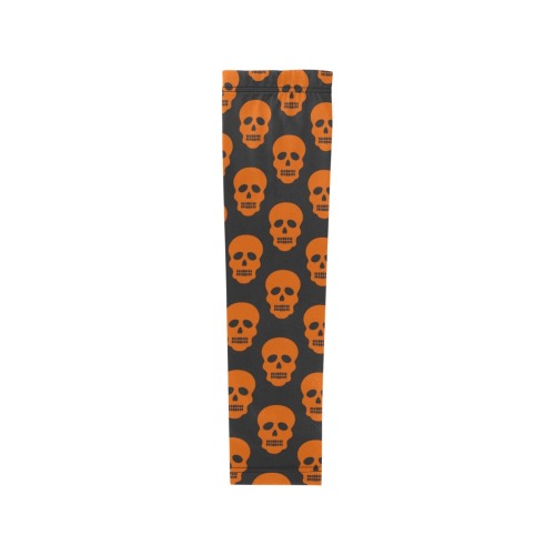 Orange Skull Arm Sleeves (Set of Two)