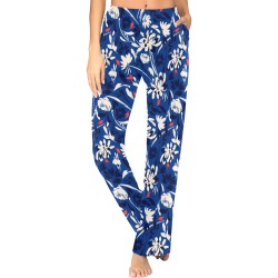 Brushstrokes floral garden BP Women's Pajama Trousers