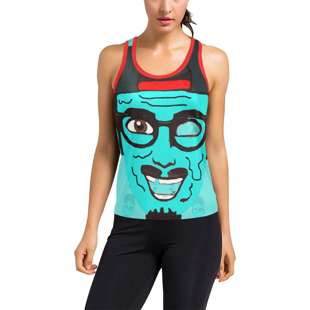 Zombified Nonsenze Women's Racerback Tank Top (Model T60)