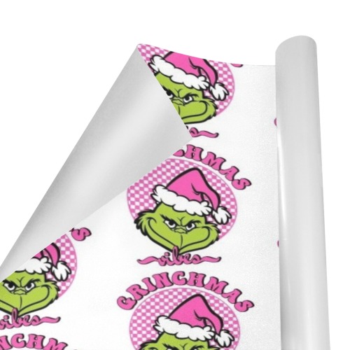 Pink Grinchmas Gift Wrapping Paper 58"x 23" (2 Rolls)