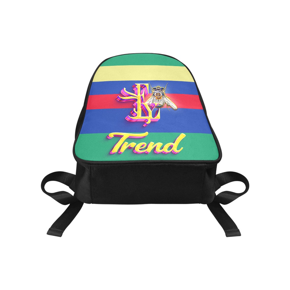 Trend Collectable Fly Fabric School Backpack (Model 1682) (Medium)