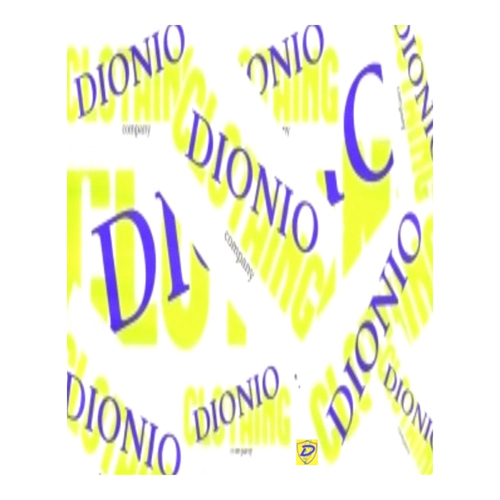 DIONIO Clothing - 3 Piece Bedding Set (Company White , Blue , Yellow) 3-Piece Bedding Set