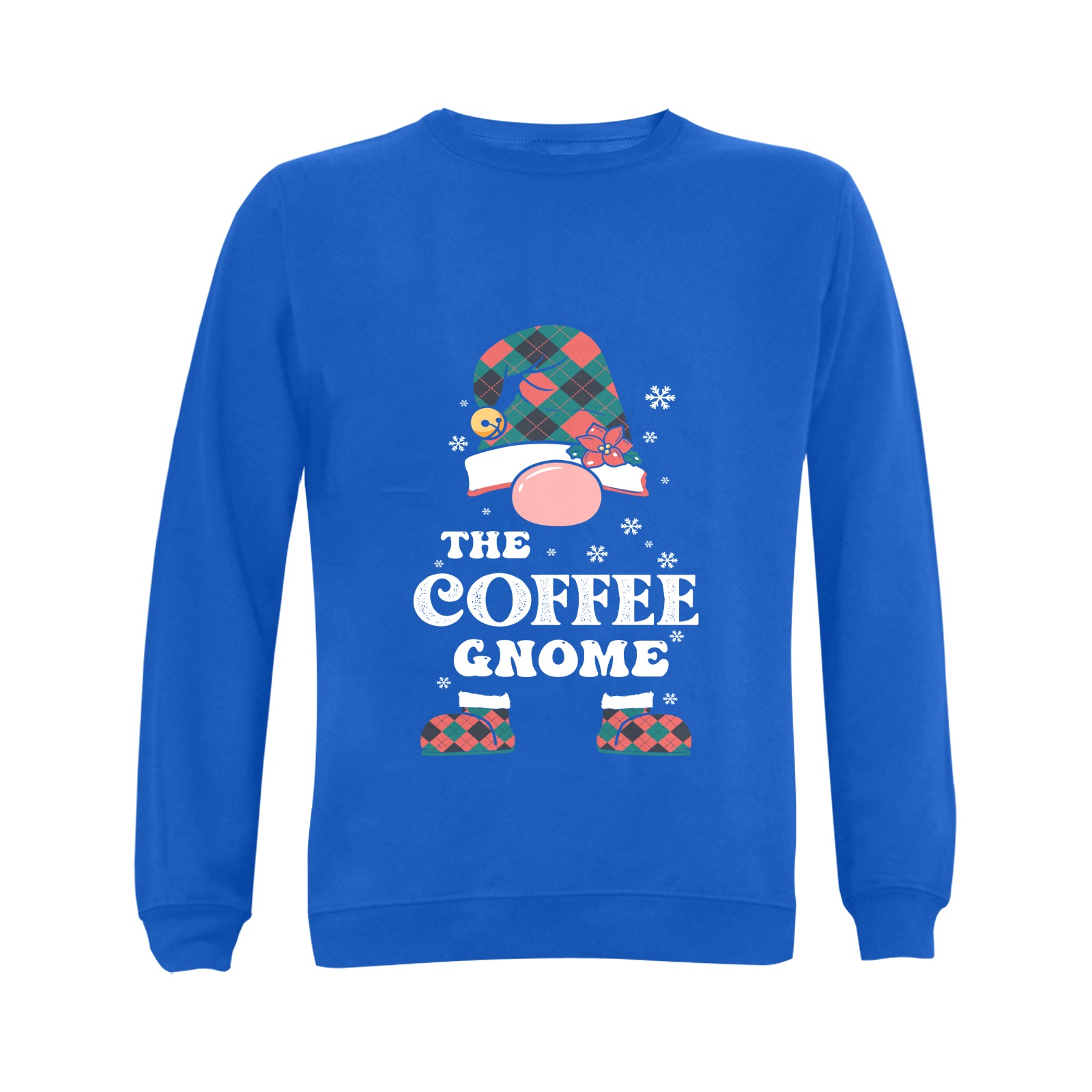 The Coffee Gnome (B) Gildan Crewneck Sweatshirt(NEW) (Model H01)