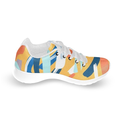 Colorful Brushstrokes Kid's Running Shoes (Model 020)