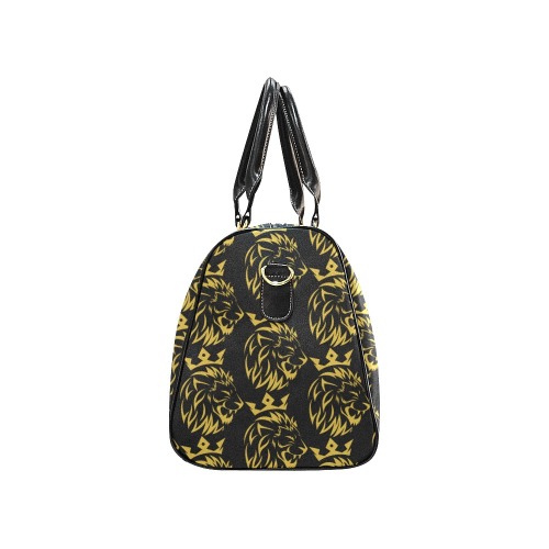 Freeman Empire Leather Duffle (Black) New Waterproof Travel Bag/Small (Model 1639)