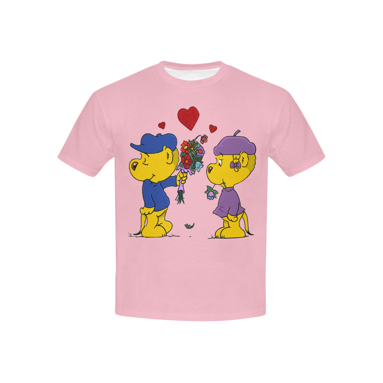 Ferald and Sahsha Ferret Kids' All Over Print T-shirt (USA Size) (Model T40)