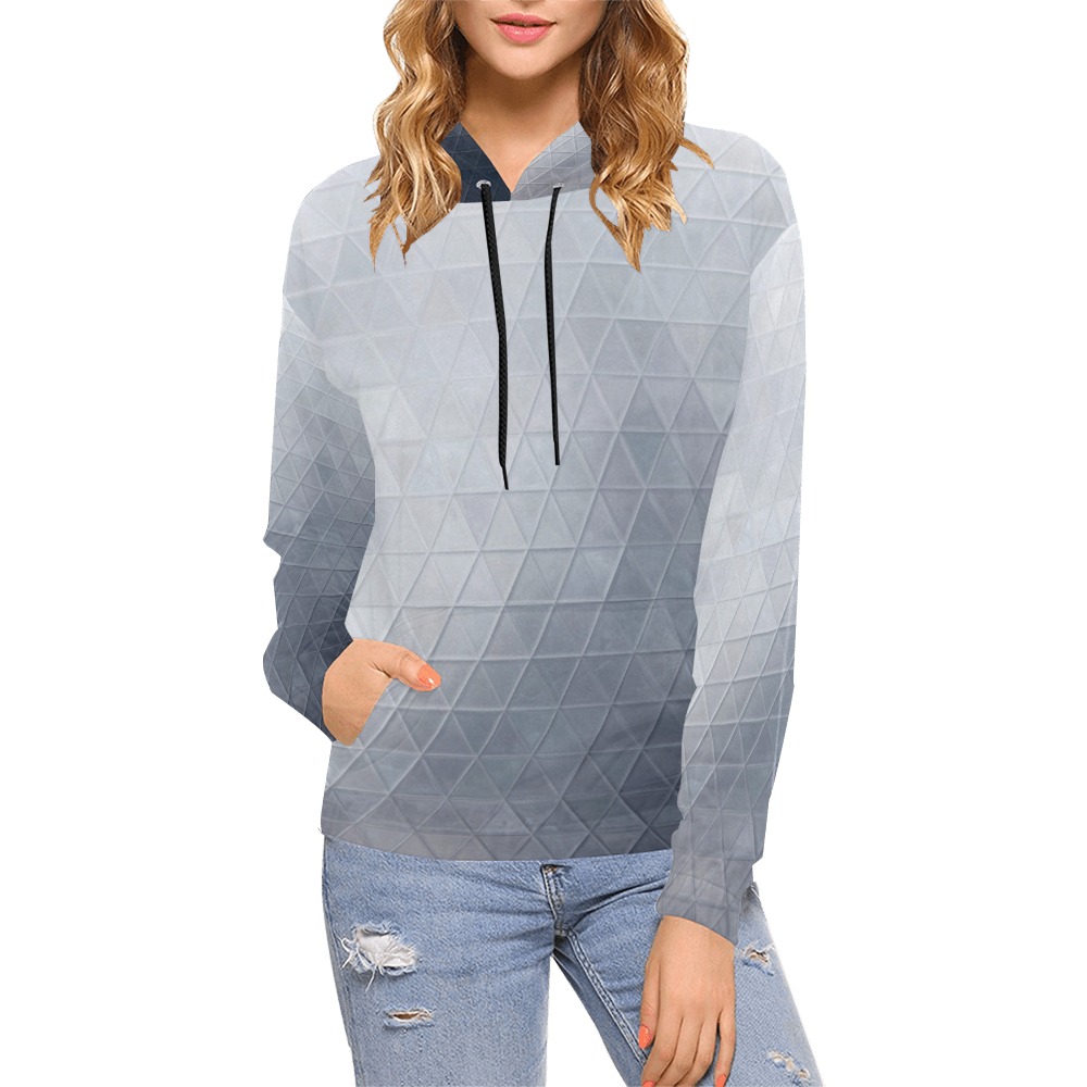 mosaic triangle 13 All Over Print Hoodie for Women (USA Size) (Model H13)