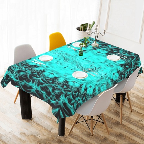 petales 14 Cotton Linen Tablecloth 60"x 104"