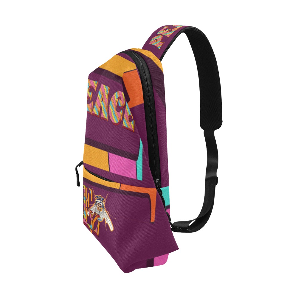 Peace Collectable Fly Chest Bag (Model 1678)