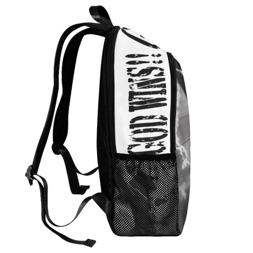 Jesus BackPack Fabric Backpack with Side Mesh Pockets (Model 1659)