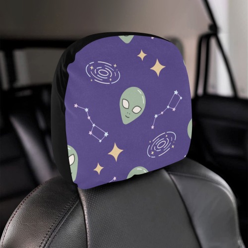 Alien Headrest Covers Car Headrest Cover (2pcs)