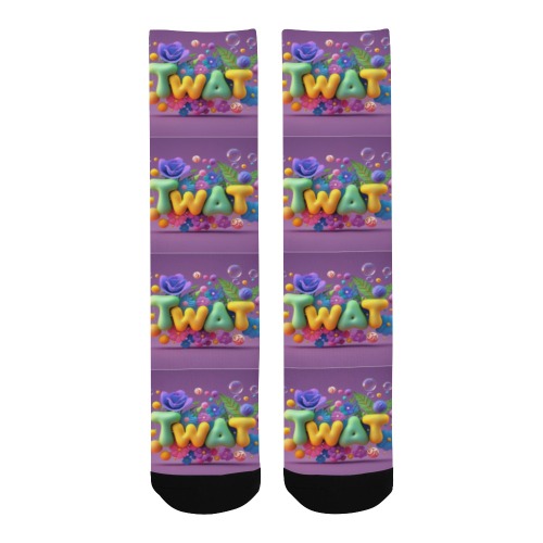 twat Men's Custom Socks